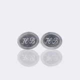 Pair of Cufflinks with Monogram