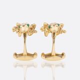 Pair Cufflinks 'Frog' - image 1