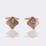Pair of Art Nouveau Cufflinks with Rose Cut Diamonds