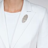 Art-déco Diamond Brooch - image 2