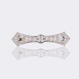 Art-Deco Diamond Brooch