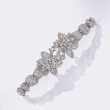 High-Carat Old Cut Diamond Bracelet 'Belle Epoque' - image 1