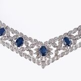 High-Carat Gala-Necklace withSapphires and Diamonds - image 2