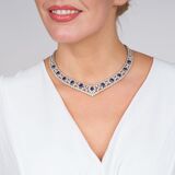 High-Carat Gala-Necklace withSapphires and Diamonds - image 3