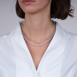 Hochkarätiges Brillant Collier - Bild 3