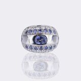 Sapphire-Diamond Bandring - image 1