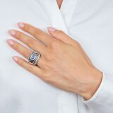 Sapphire-Diamond Bandring - image 4