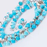 Mikado Flamenco Turquoise Necklace 'Three Shades of Persian Turquoise' - image 3