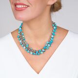 Mikado Flamenco Turquoise Necklace 'Three Shades of Persian Turquoise' - image 4