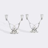 A Pair of Rare Art deco Candelabras No. 619 - image 1