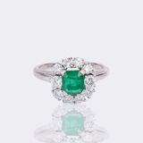 Saphir Brillant Ring - Bild 1