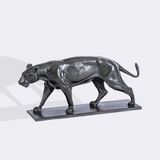 Art-déco Bronze 'Striding lioness' - image 1