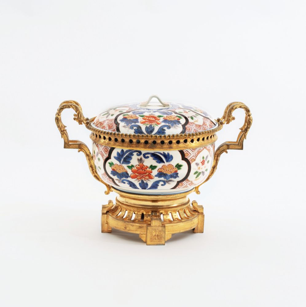 Imari Centrepiece with Ormolu Mount