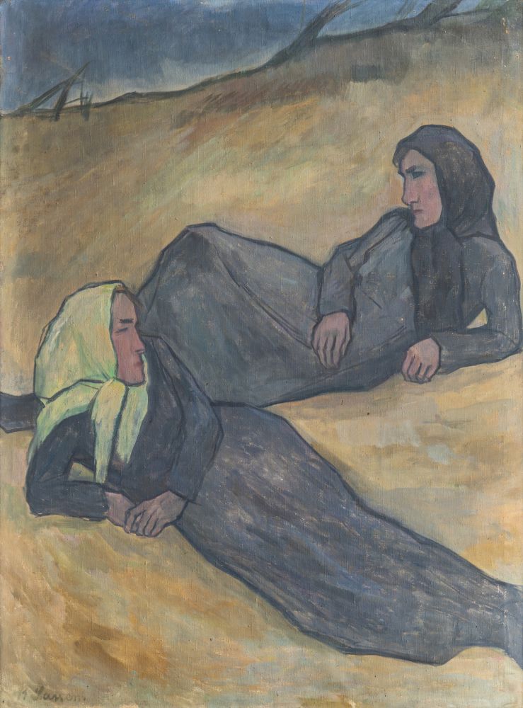 Fisher Women on the Beach