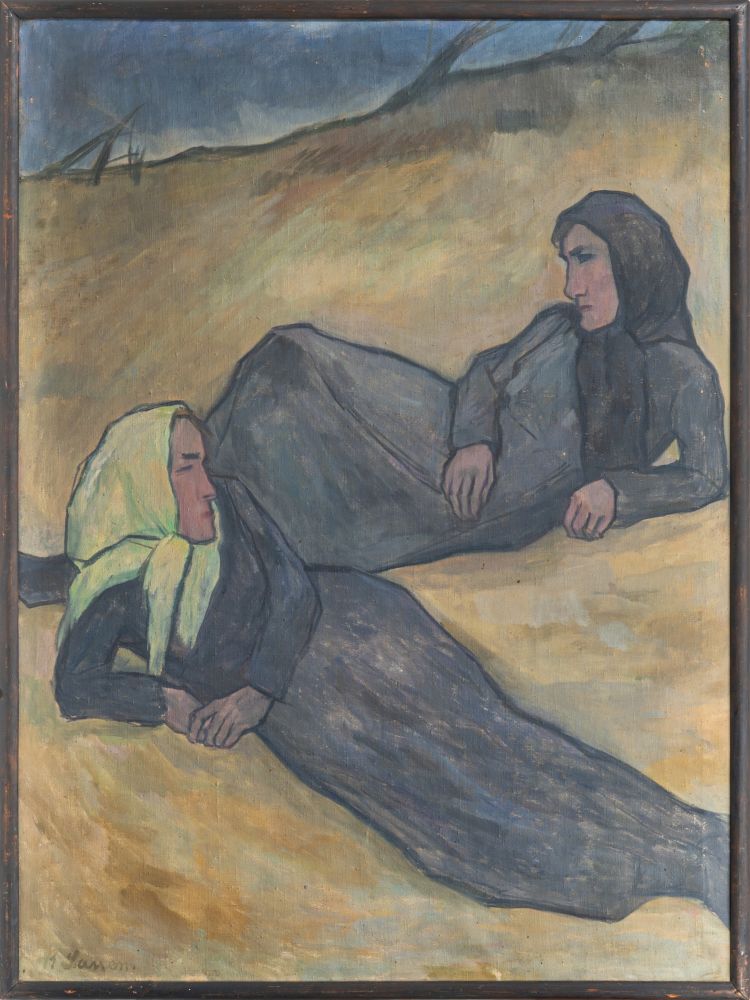 Fisher Women on the Beach - image 2