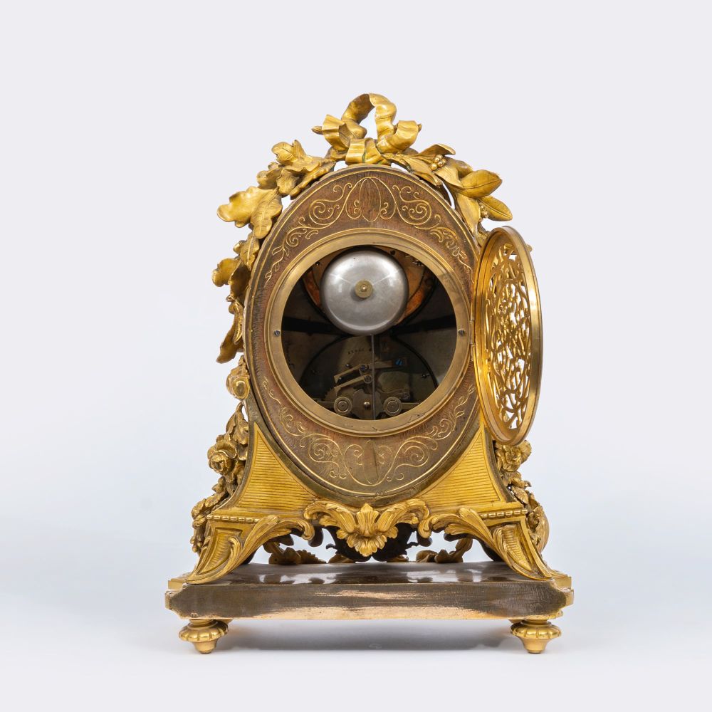 Rare Four Season Pendule 'Perpetual Calendar' with Moonphase and Brocot Escapement - image 3