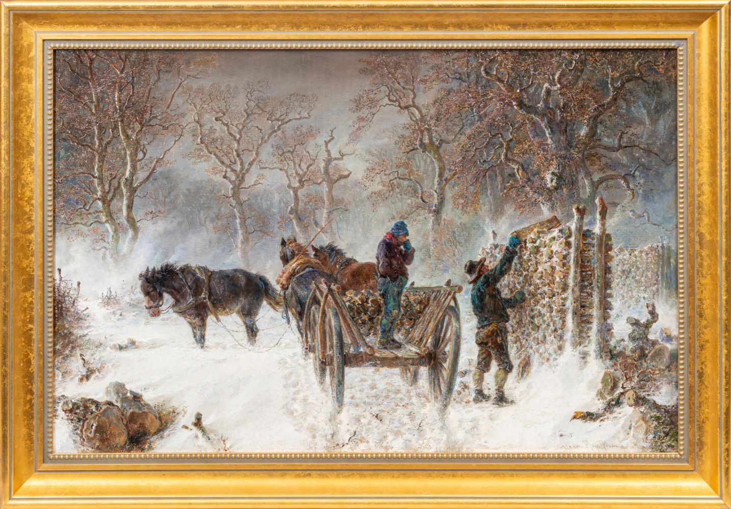 Fuhrwerk im Winter - Bild 2