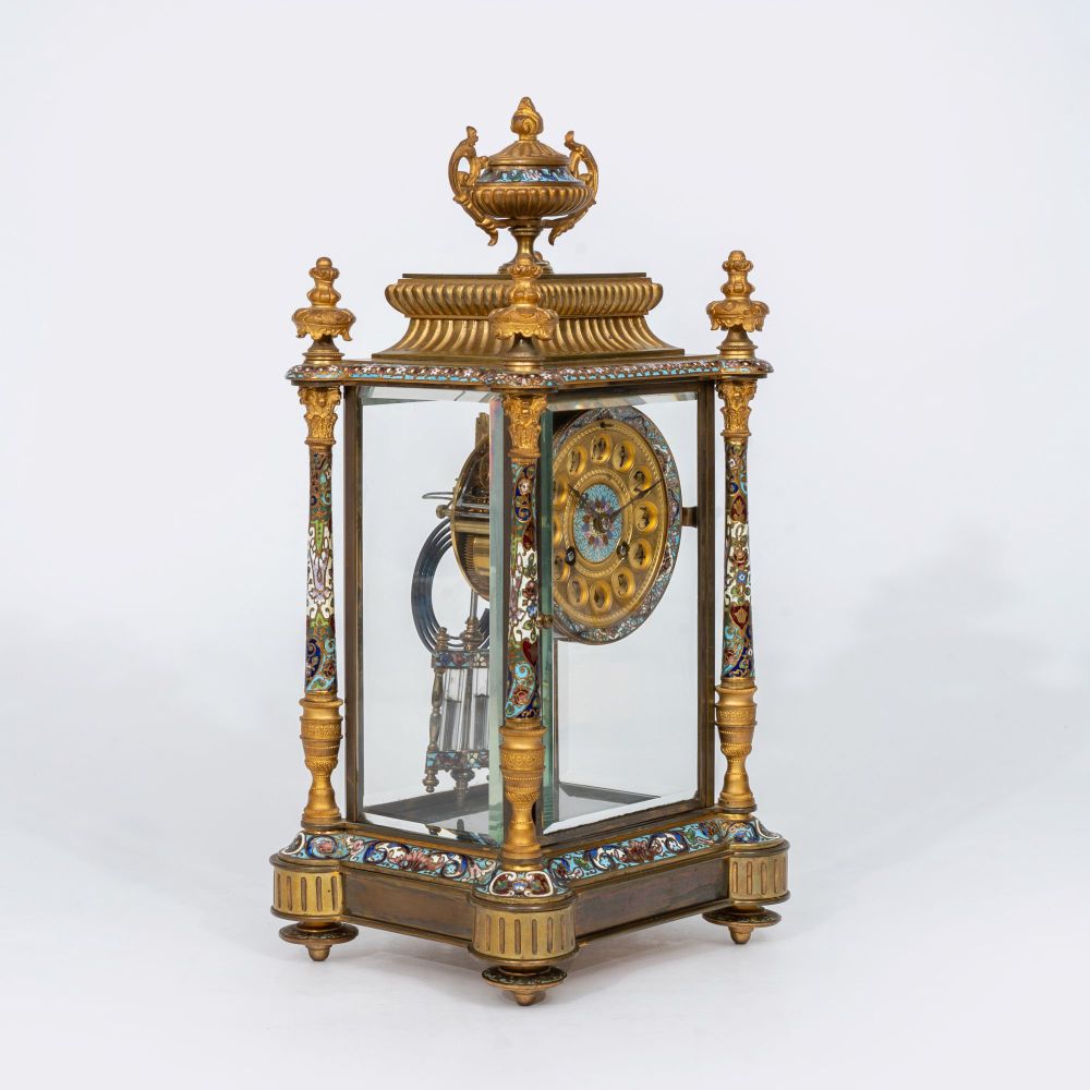 Napoleon III Cloisonné Pendule - image 2