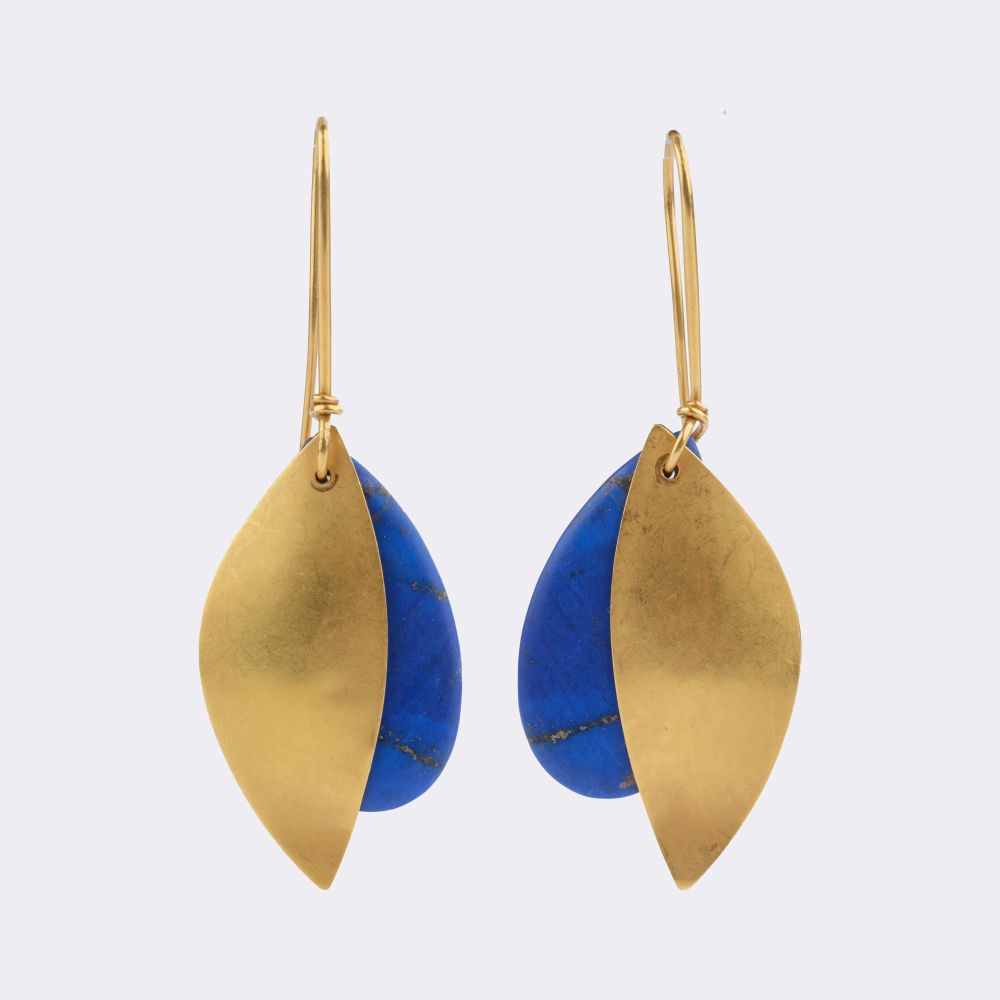 Pair of Lapis Earrings