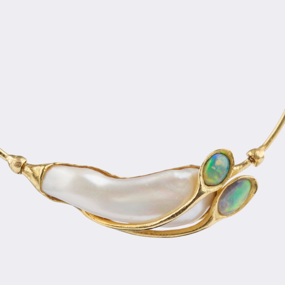 Pearl Opal Necklace - image 2