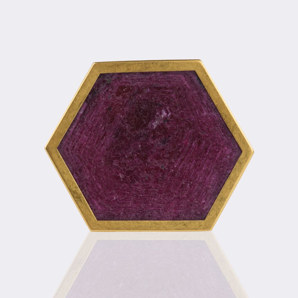 Ruby Brooch
