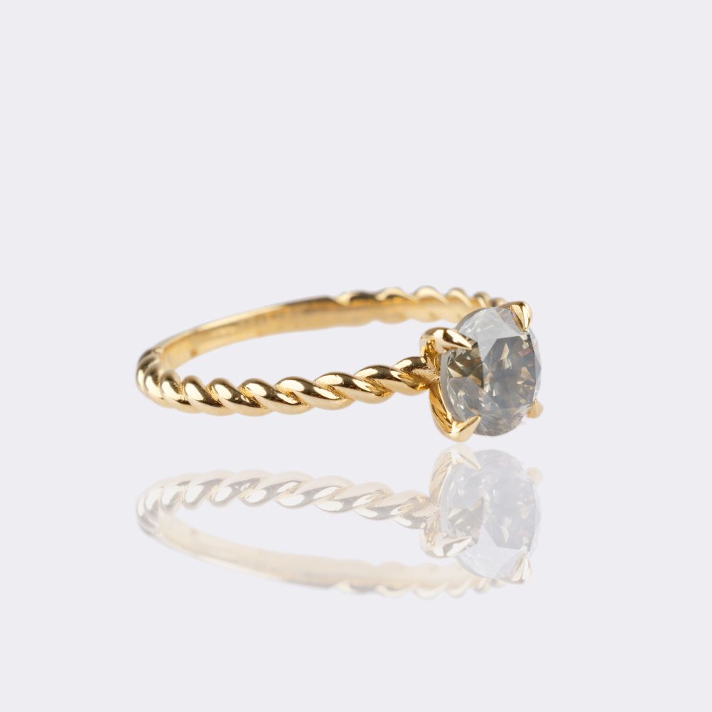 Fancy Diamond Ring - image 2