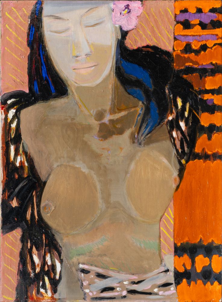 Dancer with Hibiscus Flower