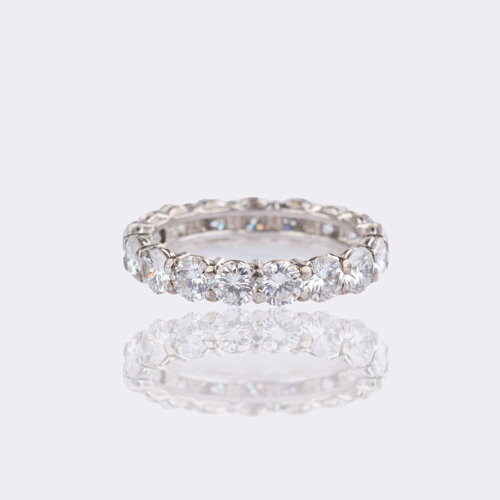 Fine Memory Ring with Diamonds
