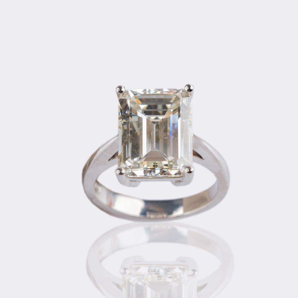 Highcarat Emerald Cut Diamond Ring - image 4