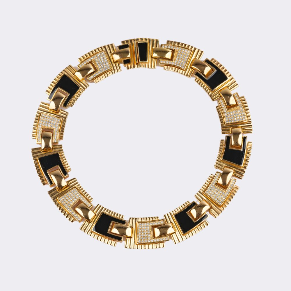 Splendid Necklace 'Black and White'