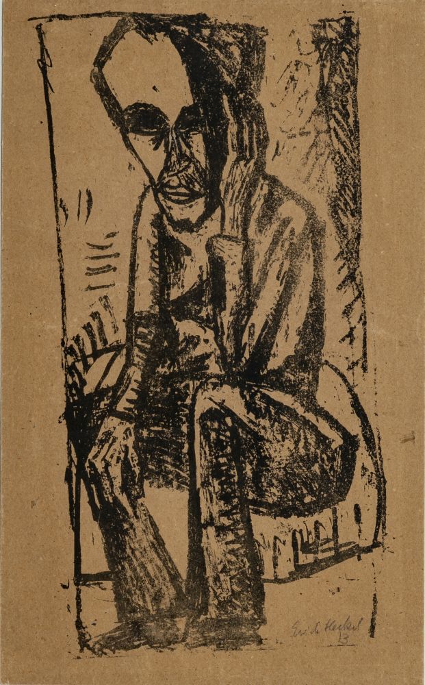 Man with Black Head Scarf