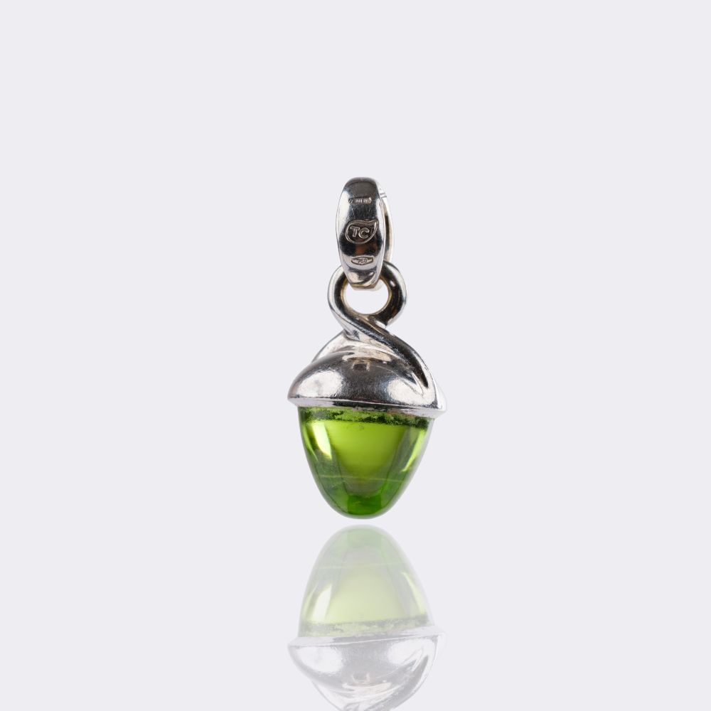 'Mikado Bouquet' Pendant with Peridot