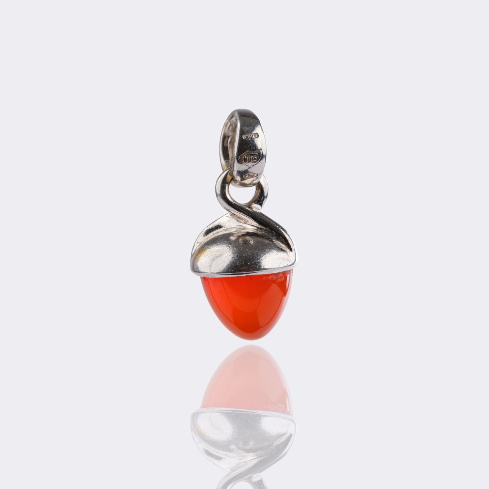 'Mikado Bouquet' Pendant with Carnelian