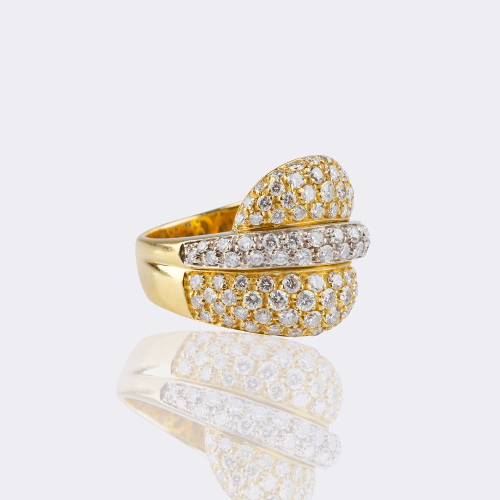 Bicolor Diamond Ring - image 2