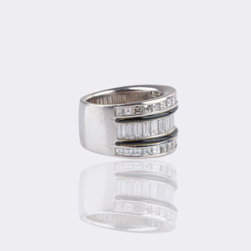 Wide Memory Diamond Ring - image 2