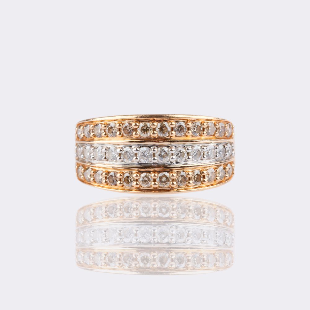 Two-Tone Diamond Ring