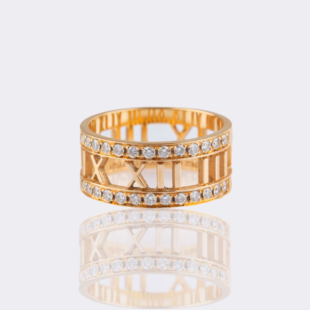 Atlas Open Ring with Diamonds