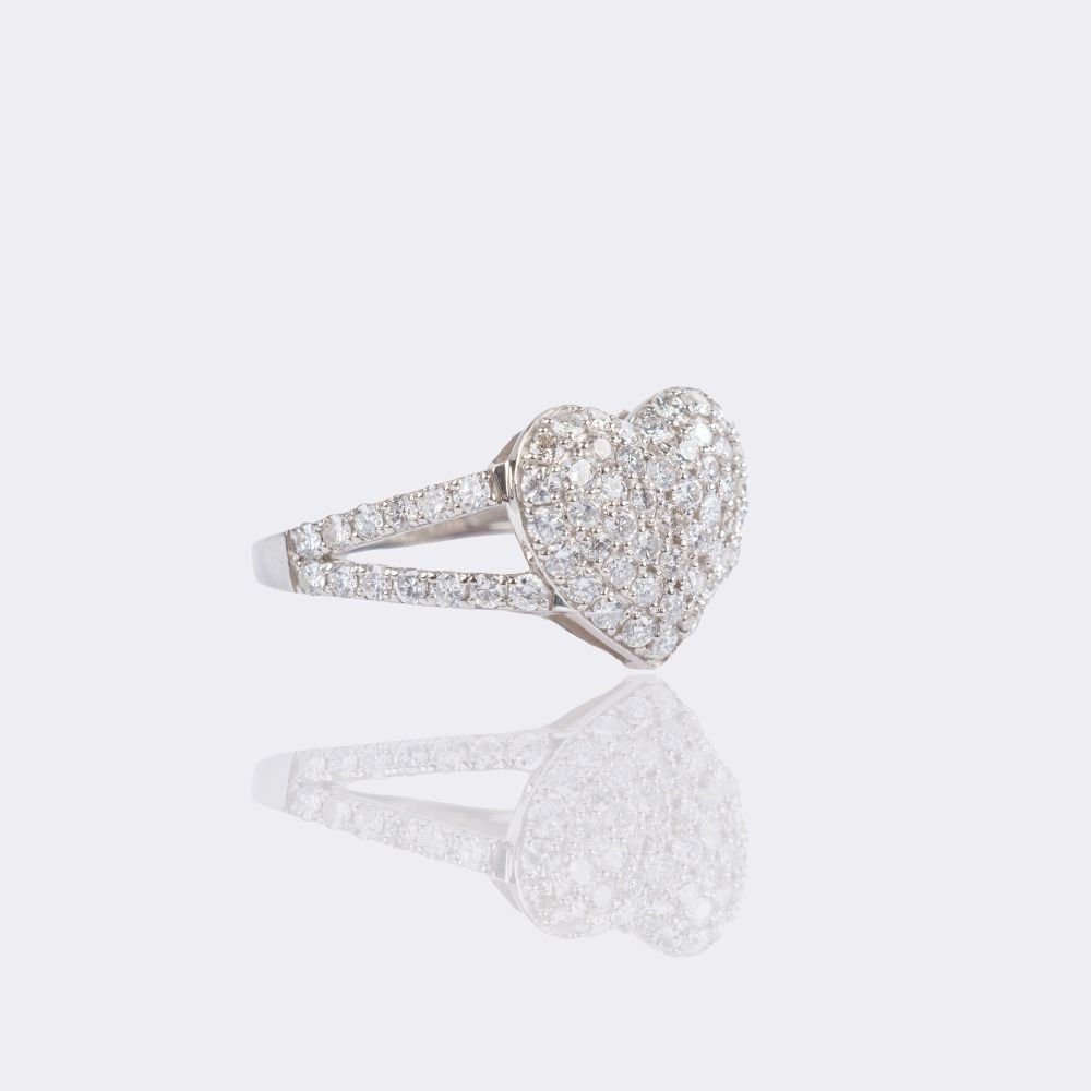 Diamond Ring 'Heart' - image 2