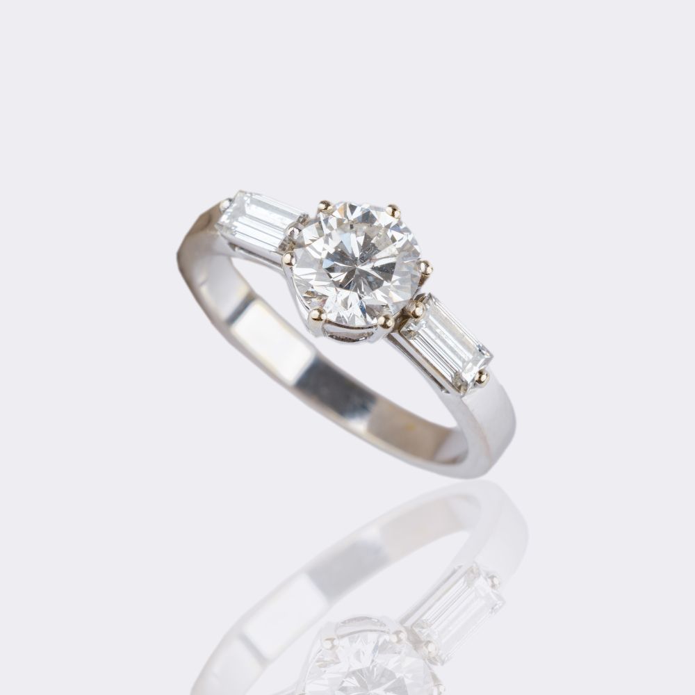 Solitaire Diamond Ring - image 3