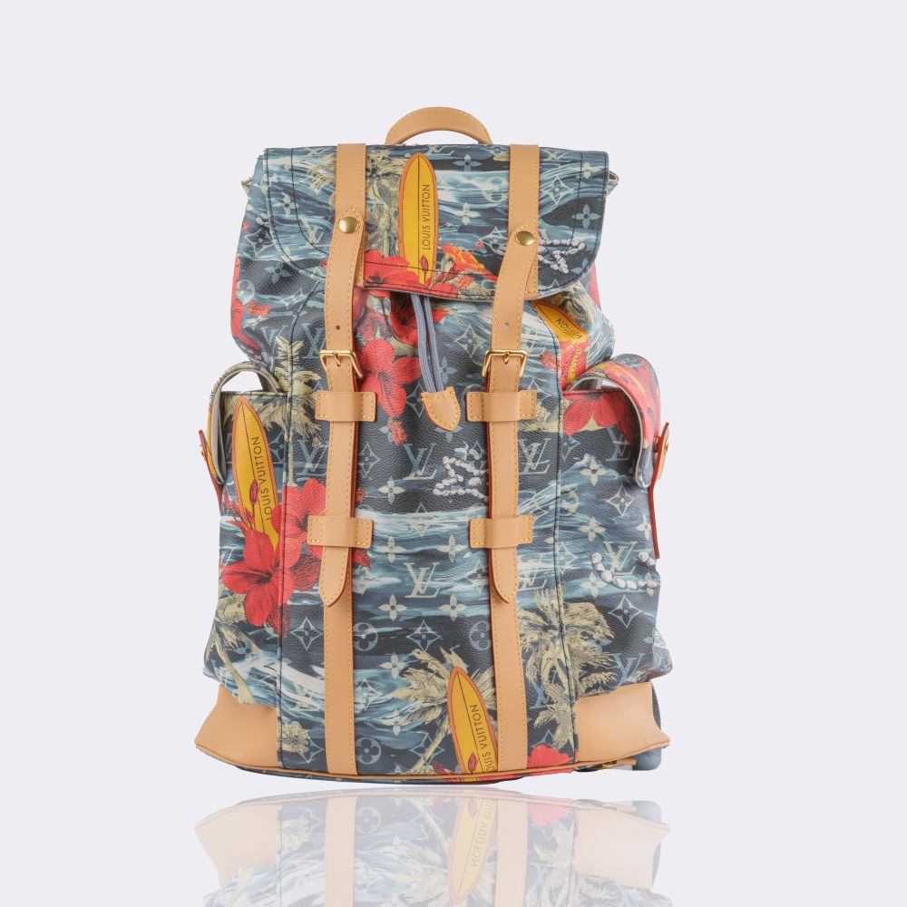 Backpack Christopher MM 'Monogram Surfin' Navy'