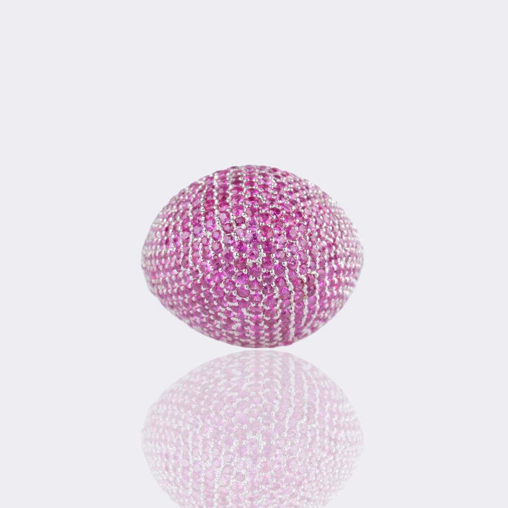 Pink Sapphire Cocktail Ring