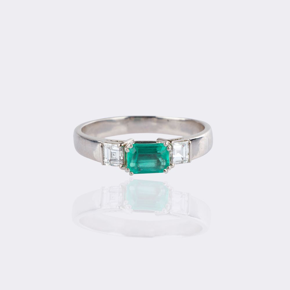 Emerald Diamond Ring
