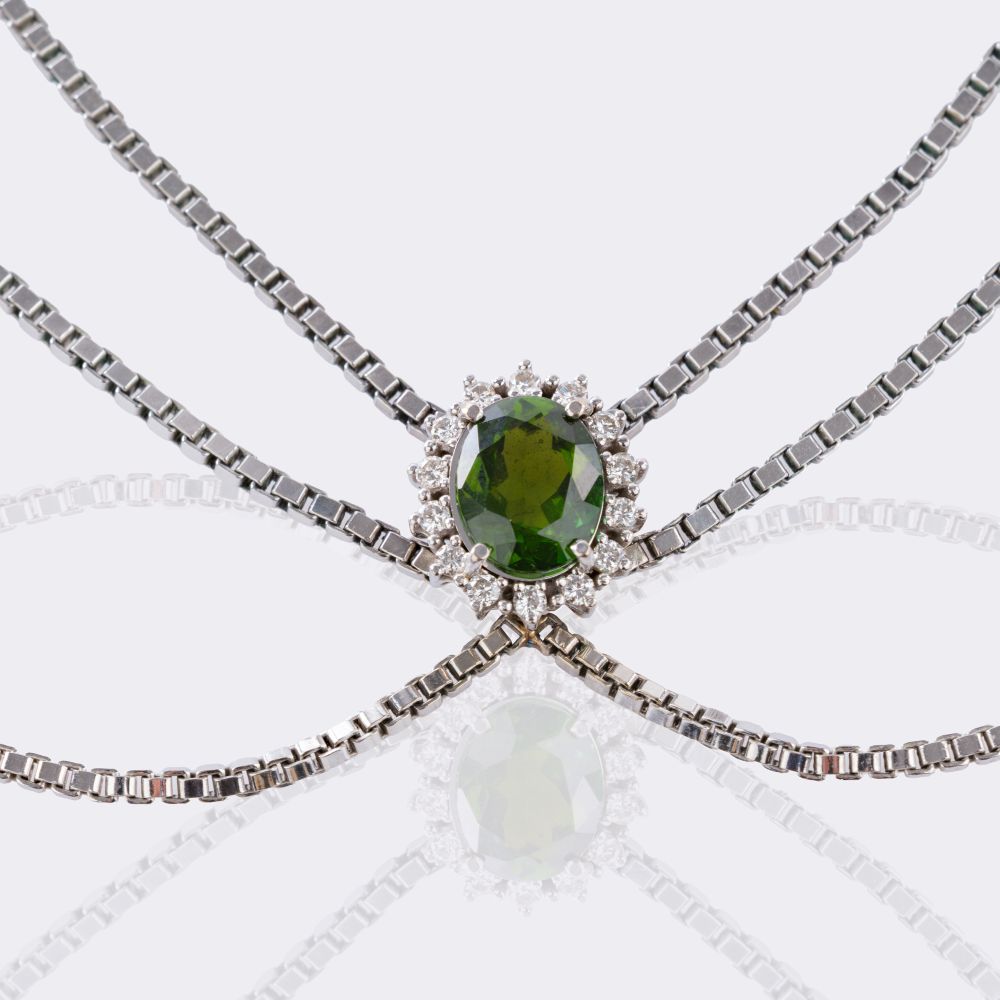 Multi-Row Tourmaline Necklace - image 2