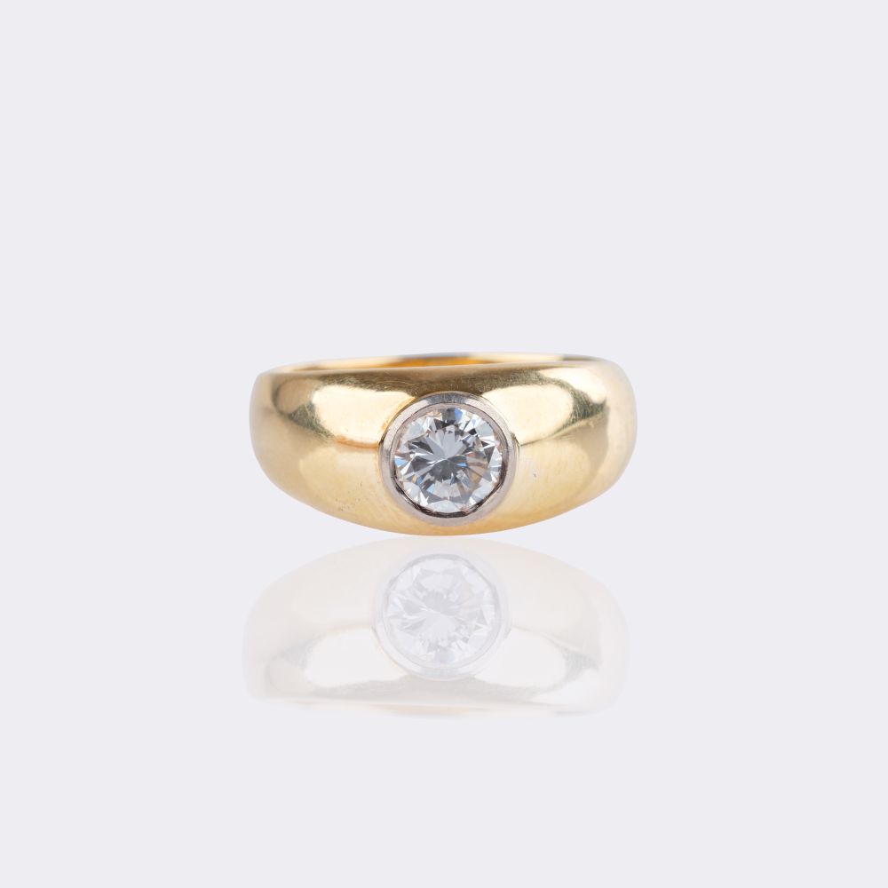 Solitaire Band Ring