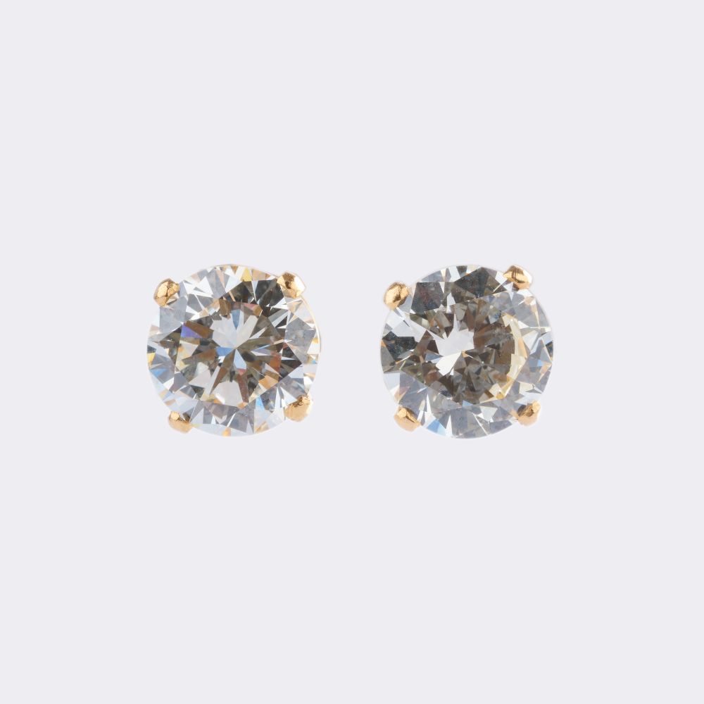 Pair of Solitaire Earstuds