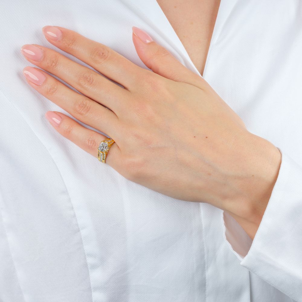 Solitaire Diamond Ring - image 4