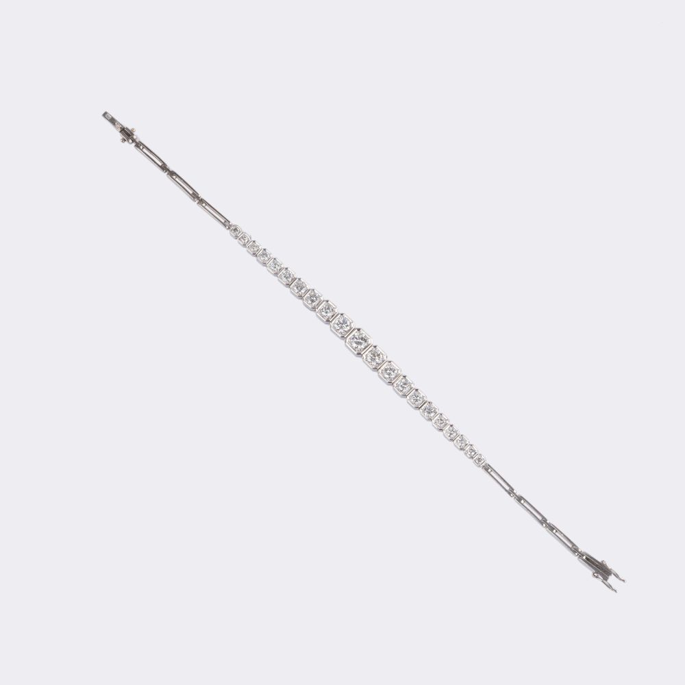 Fine Diamond Bracelet - image 2