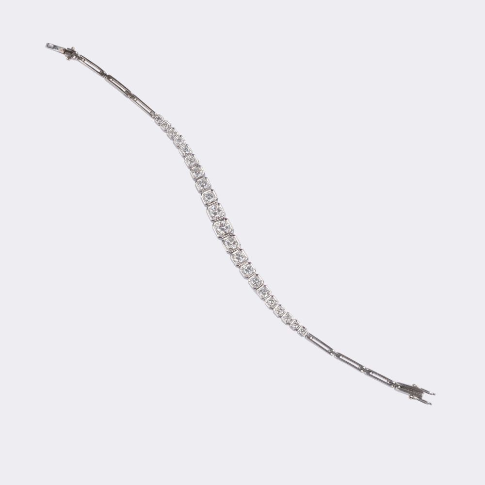 Fine Diamond Bracelet - image 3