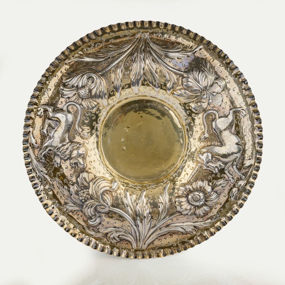 A Significant Charles II Porringer on Stand, formerly a gift from Albert Edward, Prince of Wales - image 2