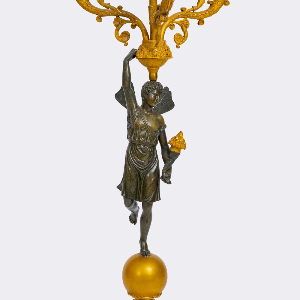 A Pair of Empire Girandoles 'Cupid and Psyche' - image 2